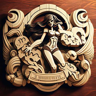 3D модель Игра Skullgirls на бис (STL)